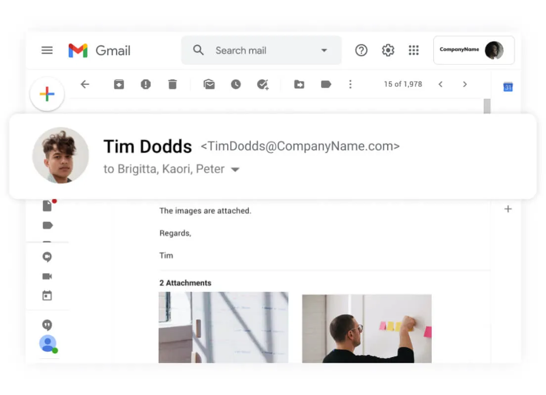 Gmail pentru afaceri
